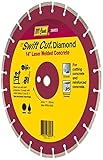 IVY Classic 38003 Swift Cut 14-Inch Dry and Wet Cutting Laser Welded Concrete Diamond Blade with 1-I
