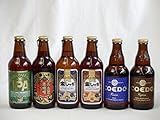 クラフトビールパーティ6本セット IPA330ml 名古屋赤味噌ラガー330ml 金しゃちピルスナー330ml 金しゃちアルト330ml コエドKyara333ml コエドRuri333ml