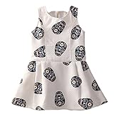 MingAo DRESS ベビー・ガールズ US サイズ: 5T(4-5 Years) カラー: ホワイト