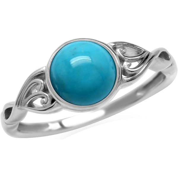 Genuine Tanzanite & Blue Topaz Sterling Silver Ring - White Gold Plated, Tulip Flower Design, Size 6 - View #3