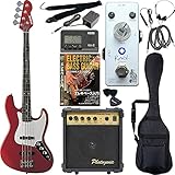 SELDER セルダー エレキベース ジャズベースタイプ JB-30/MRD サクラ楽器オリジナル Revol effectsエフェクター入門セット【オーバードライブ ZEBRA BASS DRIVE/EBOD-01】