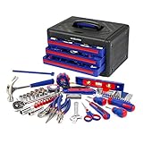 WORKPRO ホームツールセット 工具セット 作業道具セット ガレージツールセット 家庭修理 作業用 整備工具セット 家具の組み立て 住まい バイク 自動車 メンテナンス用 125点組