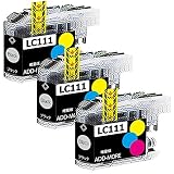ブラザー用LC111インク LC111BK 互換インクカートリッジ ブラック 3本セット 大容量 B111BK互換インク 対応機種:MFC-J980DN/MFC-J980DWN/MFC-J890DN/MFC-J890DWN/MFC-J870N/MFC-J820DN/MFC-J820DWN/MFC-J720D/MFC-J720DW/MFC-J727Dなど
