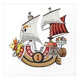 ONE PIECE ワンピース 公式 ウォールステッカー ミニステッカー 日本製 11.5cm×11.5cm (212:サニー号)