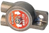 VIBCO BBS-130 Silent Pneumatic Turbine Vibrator, 75 lb. Force, 10500 VPM, 5.5 CFM, 60 to 80 psi, Thr