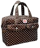 (グラディー) GLADEE ライトウェイト ママバッグ　BROWN DOT 　ピーナツ