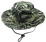 (ビグッド)Bigood サファリハット メンズ ハット テンガロンハット つば広 ブーニーハット レディース 帽子 スポーツ UVカット アウトドア 迷彩 A