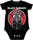 ブラックサバス Black Sabbath Mask Never Say Die 赤ちゃん Baby Romper Tシャツ T-Shirt