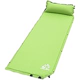 エアーマット キャンプマット キャンピングマット KOOLSEN エアーベッド 自動膨張 連結可能 テント泊 車中泊 耐水加工 アウトドア キャンプ 寝袋 枕が付き 家族旅行