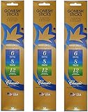 【3個セット】 GONESH(ガーネッシュ) インセンス No.6 No8 No12 (アンシェントタイムス・スプリングミスト・グリーンマウンテン) 30本入 (お香)