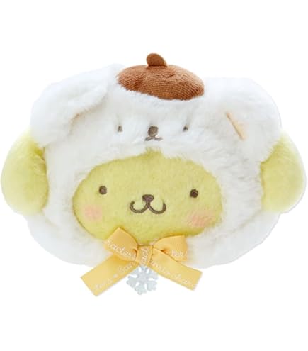 ポムポムプリン 羊シリーズ ぬいぐるみ マスコット ポーチ Amazon.co