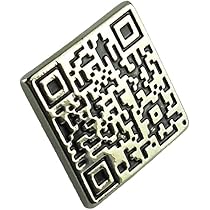 Amazon | ピンバッジ ピンズ ラペルピン ブローチ QRコード 二