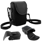LUNBER-ARMOR・For LUMIX DC-TZ99 ケース DC-TZ95D DC-TZ95 DC-TZ90 カバー ショルダーストラップ付き ナイロン レディース 肩掛け カメラバッグ カメラケース ソフトケース パナソニック ルミックス ZS99
