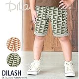 (ディラッシュ) DILASH総柄ハーフパンツ（３．５分丈）/夏 130 オレンジ