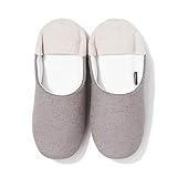 [Francfranc] フランフラン ウォッシャブル ロサーン ルームシューズ グレー×ホワイト