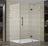 Aston Avalux GS フレームなしシャワーエンクロージャー ガラス棚付き 48" x 38" x 72" SEN992-ORB-4838-10 1