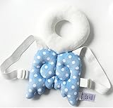 My pace　天使　リュック　赤ちゃんのごっつん防止やわらかリュック　キッズ　乳幼児用　頭を保護できる　怪我防止　よちよち歩きの赤ちゃんにぴったり (ブルー　天使)