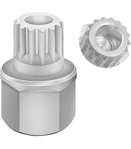 Work 240256 Lock Nut Set, 20 Pieces (16 Nuts / 4 Lock Nuts) 21HEX