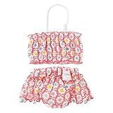 (チャックル) chuckle 花柄スカート風水遊び用おむつパンツビキニセット ピンク 100cm M8925-100-20