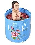 TOYM US Can Be Lifted折りたたみバスタブ大人用インフレータブルナイロンジャケットコットンベビーバスバレル