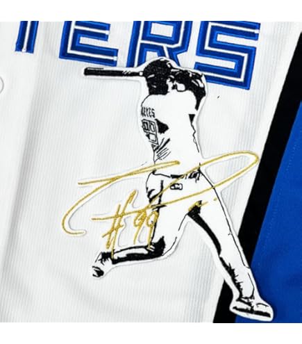 Amazon.co.jp: ファイターズ 刺繍ワッペン レイエス 応援歌 白