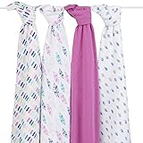 (エイデンアンドアネイ) aden+anais おくるみ ベビーブランケット 大判サイズ 17.wink【2053】【4枚セット】