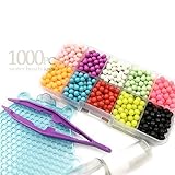 1000 Piece Puzzle Aqua Beads Jouets Water Perler Beads Toys Pegboard Set Fuse Beads Jigsaw Puzzle Wa