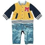 《秋冬春対応》SHORH KID'S(ショーキッズ) T/Cミニ裏毛スタジャンロンパス 70cm/イエロー NO.SD-72173