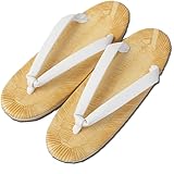 [tzz451]女性用い草調草履・雪駄 「白鼻緒」サンド底スポンジ 日本製[きもの日和]