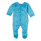 My Blankee Minky Dot Footie Romper, Turquoise, 3-6 Months by My Blankee