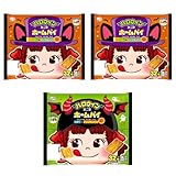 不二家 ハロウィンホームパイ バター＆パンプキンパイ バター パンプキンパイ 期間限定 ハロウィン限定 パーティー ハロウィン お菓子 仮装 外装は2種類 32枚入 お得3袋セット