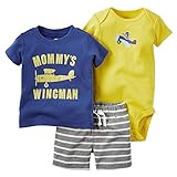 カーターズ Carter's ボディスーツ + ｔシャツ + パンツ　豪華3点セット 3-Piece Bodysuit & Shorts Set 18M (78-83cm) [並行輸入品]
