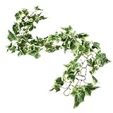 EcloudShop人工アイビーつる植物ガーランドウェディングパーティーの装飾