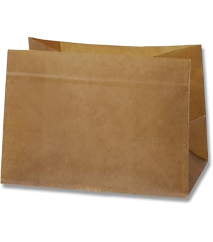 Amazon | シモジマ ヘイコー 紙袋 ロー引き袋 亀底 W-2 220×140×マチ