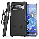 【 Encased 】 Google Pixel 8 (2023) スリム ケース DuraClip シリーズ ベルトクリップ ホルスター 付属 ecoパッケージ 【 ブラック 】 EHC340 [並行輸入品]
