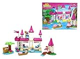 Little Treasures Princess Castle Girls Pink Building Brick Block 110Pcs Interlocking Toy Set For 3+ 