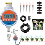 SKD かんたん自動水やりシステム 散水タイマー 自動散水 自動水やり器 (01-01.スターターキット（噴水/噴霧ノズル）)