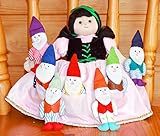 布おもちゃ　布絵本　布人形　変身人形フリップオーバードール　白雪姫