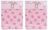 Honey Baby Roses & Snow Toddler Bed or Crib Sheets (100% Cotton) by Snugly Baby