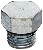 Eaton Weatherhead 7237X6 Carbon Steel Straight Thread O-Ring Adapter, Hex Head Plug, 3/8 O-Ring Boss