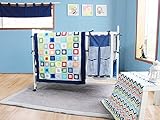 Brandream Crib Setベビーベビーベッド寝具セット寝具セットGirl Nursery Crib Bumper寝具、10個 ブルー