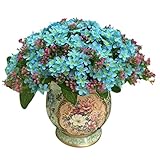 人工花、neartime 72ヘッドシルクフラワーパーティーブライダルブーケホームデコレーション新しい。 free size グリーン Neartime_1769