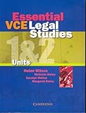 Cover of Essential VCE Legal Studies Units 1 and 2