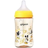 ピジョン 母乳実感 哺乳びん Disney ディズニー 240ml 3か月~ PPSU製 黄色
