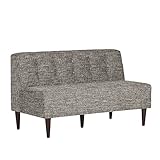 arne ソファ 二人掛け アームレス 日本製 完成品 Lunch 3×6 ウィーブ ダークブラウン脚 グレー