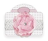 BearingtonピンクBloomsかぎ針編みヘッドバンド(フリーサイズ)
