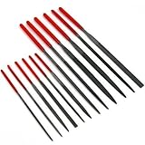 Seニードルファイルセット6 x 100 mm / 6 x 140 mm Dippedハンドル