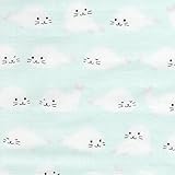 【綿二重ガーゼ・ダブルガーゼ プリント】アザラシ 4色あります 1m単位で切り売りいたします (グリーン系)