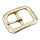 kokoungkuan ベルトバックル 手作り デザイナー彫刻 真鍮ブラス ホビー 裁縫材料 巾40㎜