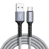 GHNTJAP USB Type C ケーブル 3M USB A to USB C ケーブル 3A急速充電 QC3.0/2.0対応 iPhone15/Galaxy/Pixel/Xperia/LG等タイプc機器対応 ナイロン編み